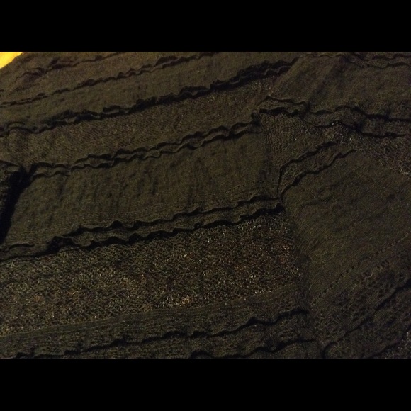 BCBGMaxAzria Long Sleeve Lace Shirt - Picture 5 of 5
